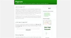 Desktop Screenshot of calcularpagerank.com