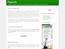 Tablet Screenshot of calcularpagerank.com